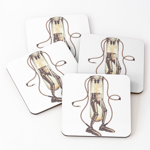 Item preview, Steampunk Robot Tube Retro Futurism Graphic designed and sold by Dzblack.