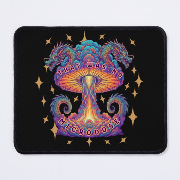 Item preview, Psychedelic Mushroom - That Was No Microdose designed and sold by Shy Fractal Designs.