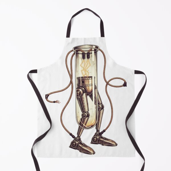 Item preview, Steampunk Robot Tube Retro Futurism Graphic designed and sold by Dzblack.