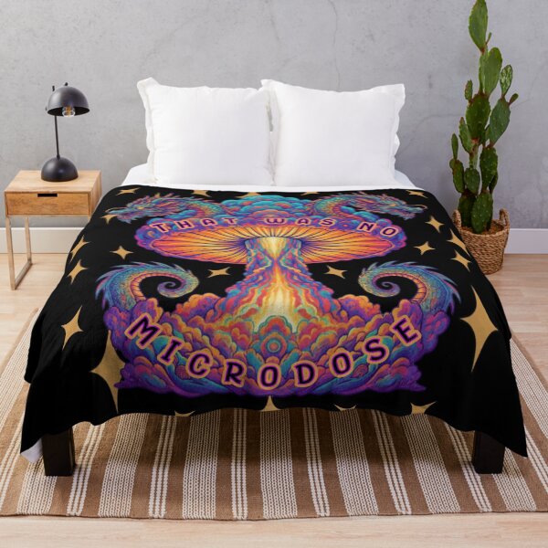 Item preview, Psychedelic Mushroom - That Was No Microdose designed and sold by Shy Fractal Designs.