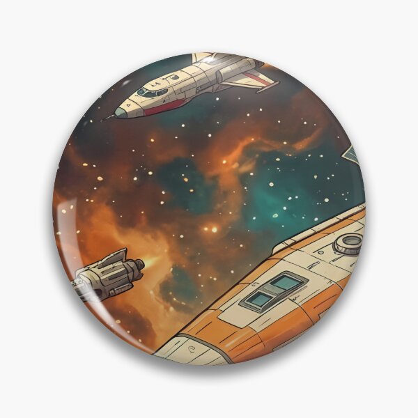 Item preview, Spacecraft Fleet in Nebula designed and sold by ForThe2F0X1Folks.