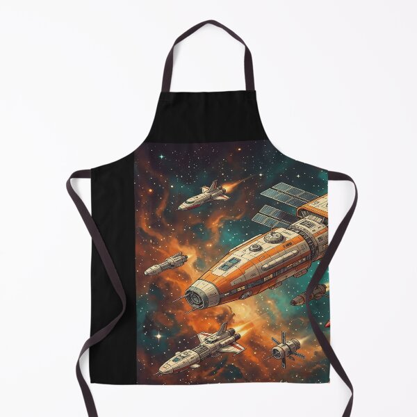 Item preview, Spacecraft Fleet in Nebula designed and sold by ForThe2F0X1Folks.