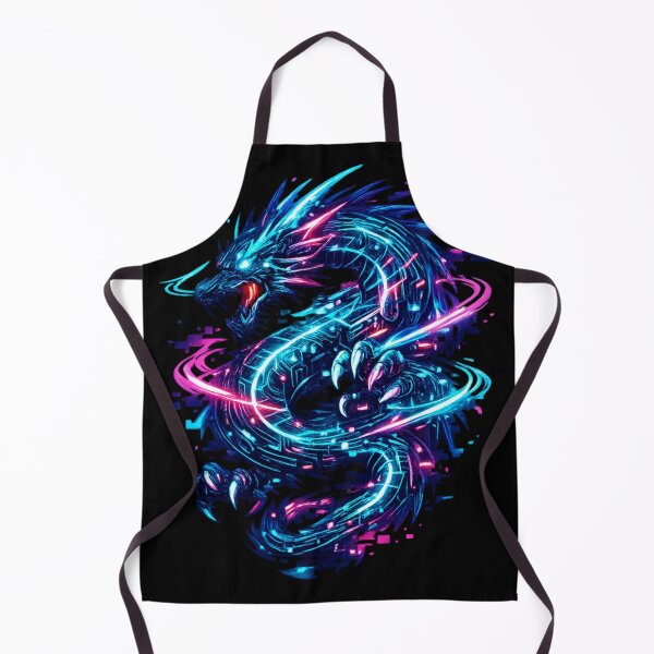 Item preview, Cyberpunk Neon Dragon – Futuristic Circuit Dragon Glitch Streetwear Graphic designed and sold by JonelCrafts.