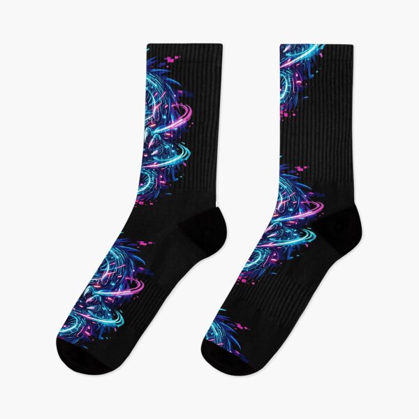 Item preview, Cyberpunk Neon Dragon – Futuristic Circuit Dragon Glitch Streetwear Graphic designed and sold by JonelCrafts.
