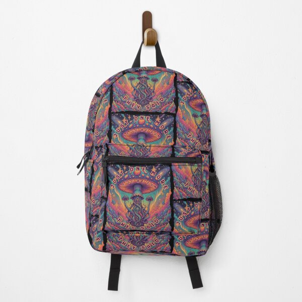 Item preview, Psychedelic Mushroom - Just One More, It'll Be Fun, They Said designed and sold by Shy Fractal Designs.
