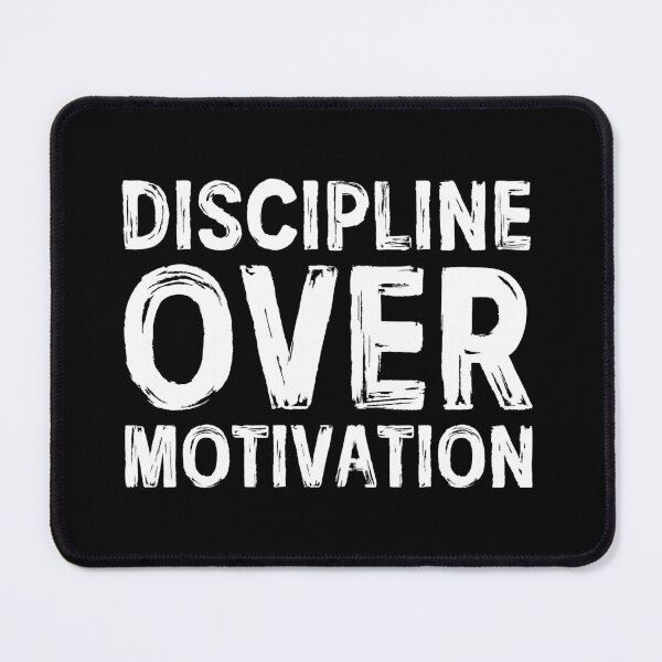 Item preview, Discipline Over Motivation - Workout Fitness Motivational designed and sold by manueldila.
