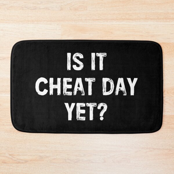 Item preview, Is It Cheat Day Yet - Workout Gym Funny Saying designed and sold by manueldila.