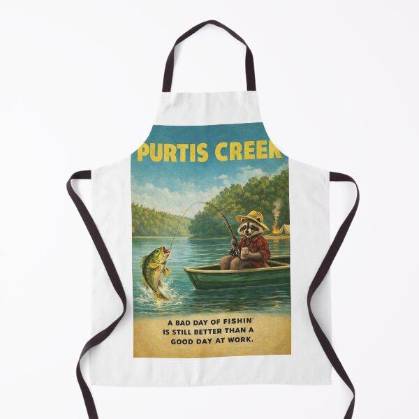 Item preview, Purtis Creek Texas Bass Fishing Lake Cabin Outdoor Vintage designed and sold by Aryabek.