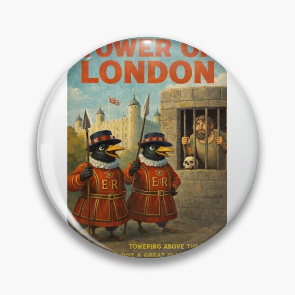 Item preview, Tower of London London England Yeoman Warders Ravens and Historic Thames Fortress designed and sold by Aryabek.