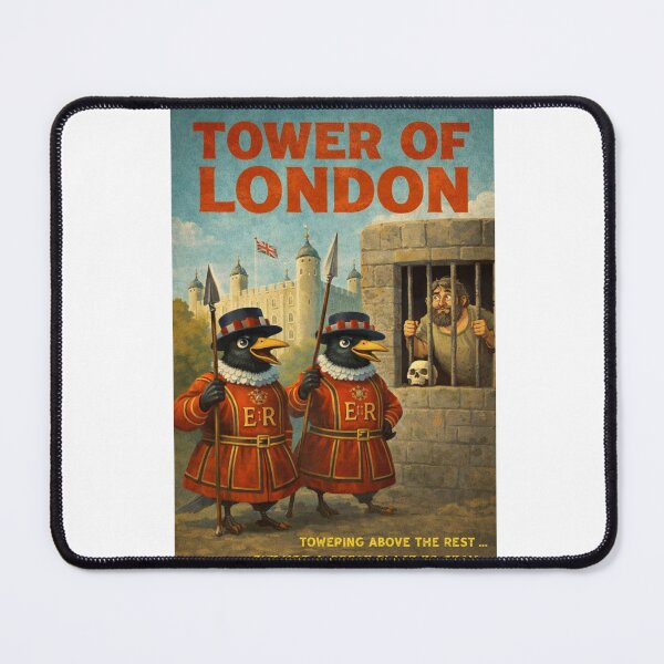 Item preview, Tower of London London England Yeoman Warders Ravens and Historic Thames Fortress designed and sold by Aryabek.