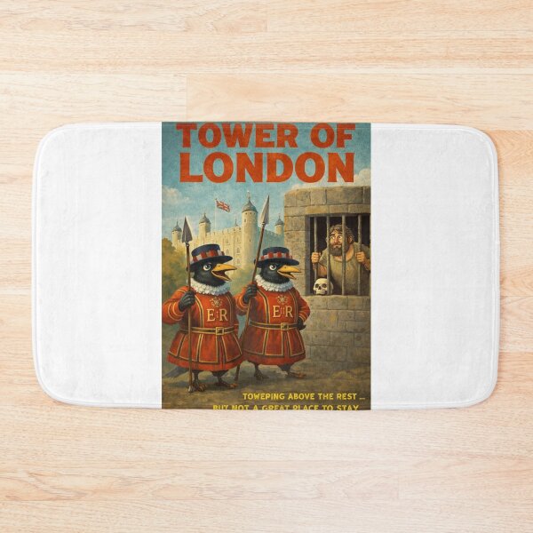 Item preview, Tower of London London England Yeoman Warders Ravens and Historic Thames Fortress designed and sold by Aryabek.