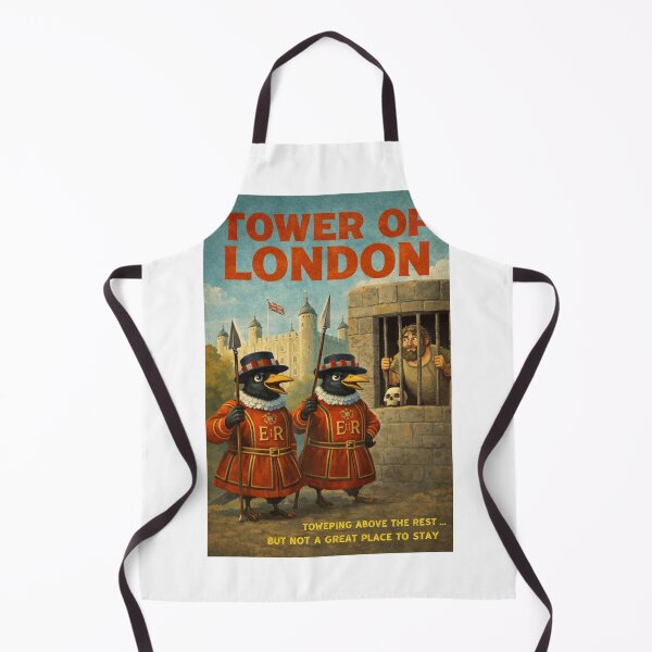 Item preview, Tower of London London England Yeoman Warders Ravens and Historic Thames Fortress designed and sold by Aryabek.