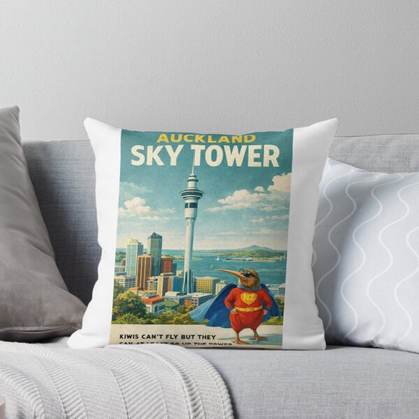 Item preview, Auckland Sky Tower Auckland New Zealand Waitematā Harbour Skyline and Downtown Auckland Waterfront designed and sold by Aryabek.