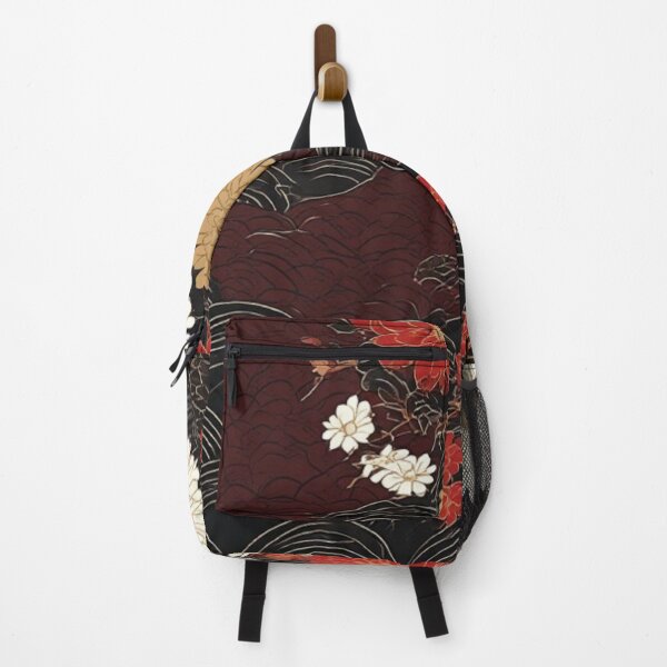 Item preview, Imperial Kiku: Golden Blooms on Midnight Waves designed and sold by Jimakmo.