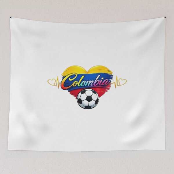 Item preview, Colombia Soccer Heart – Colombian Flag Football Lover Gift designed and sold by Unsololugar.