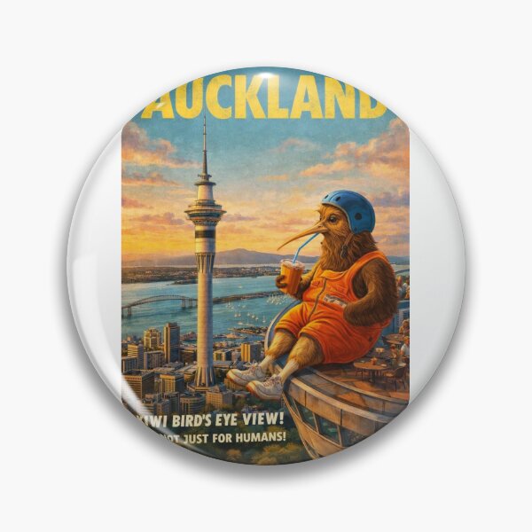 Item preview, Auckland Sky Tower Auckland New Zealand Waitematā Harbour Rangitoto Island Skyline Sunset designed and sold by Aryabek.