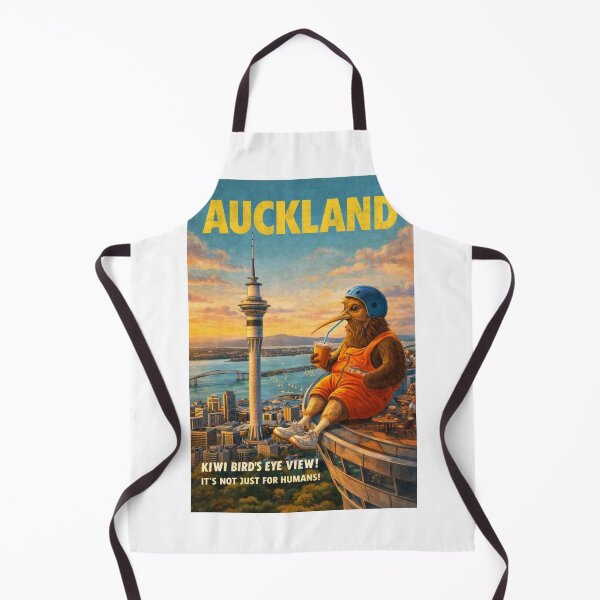 Item preview, Auckland Sky Tower Auckland New Zealand Waitematā Harbour Rangitoto Island Skyline Sunset designed and sold by Aryabek.