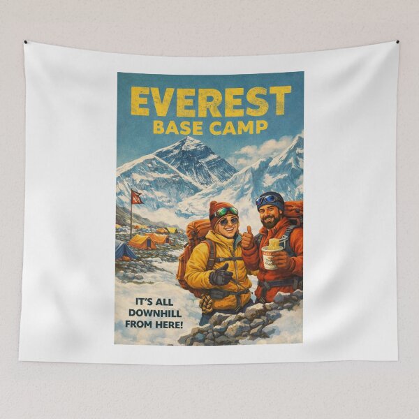 Item preview, Everest Base Camp Nepal Khumbu Glacier Sagarmatha National Park Mount Everest Trekking Camp designed and sold by Aryabek.