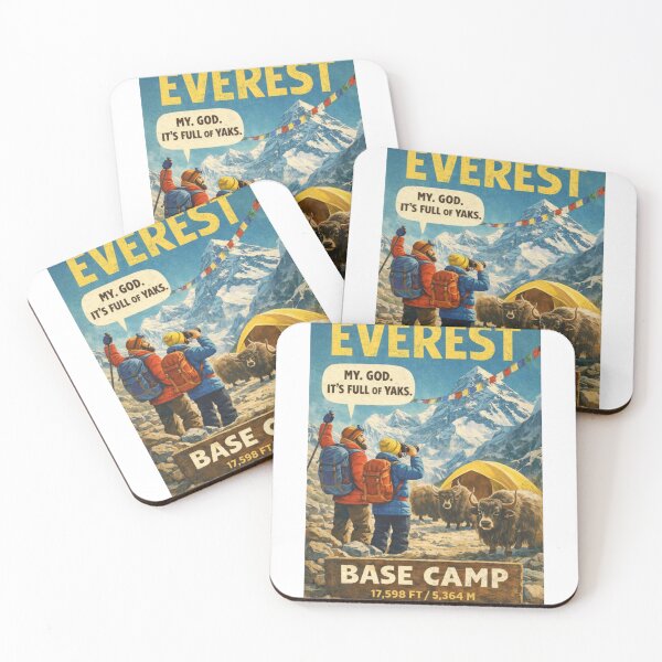 Item preview, Everest Base Camp Nepal Mount Everest Khumbu Valley Sagarmatha National Park Yak Camp designed and sold by Aryabek.