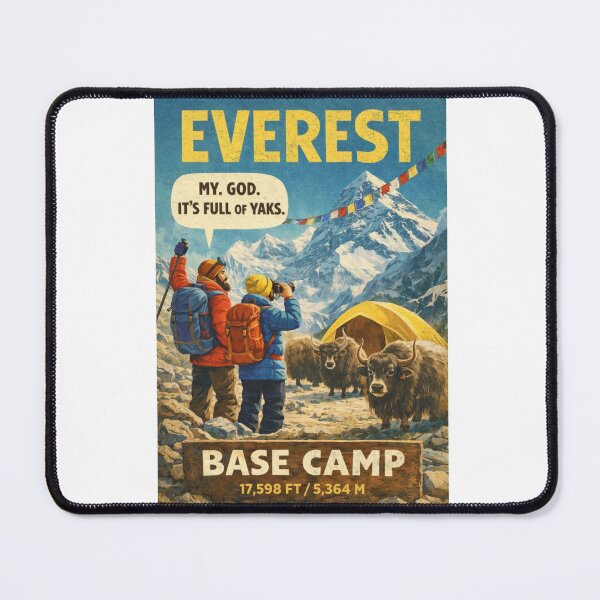 Item preview, Everest Base Camp Nepal Mount Everest Khumbu Valley Sagarmatha National Park Yak Camp designed and sold by Aryabek.