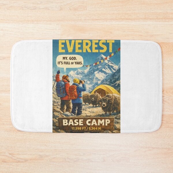 Item preview, Everest Base Camp Nepal Mount Everest Khumbu Valley Sagarmatha National Park Yak Camp designed and sold by Aryabek.