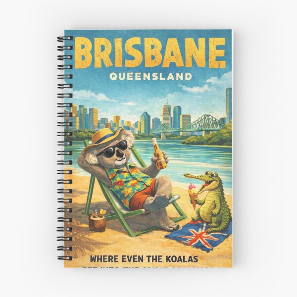 Item preview, Brisbane Queensland Australia Brisbane River Story Bridge and Brisbane Skyline South Bank Riverside Summer Scene designed and sold by Aryabek.
