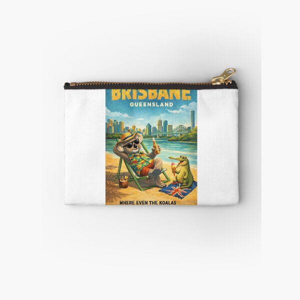 Item preview, Brisbane Queensland Australia Brisbane River Story Bridge and Brisbane Skyline South Bank Riverside Summer Scene designed and sold by Aryabek.