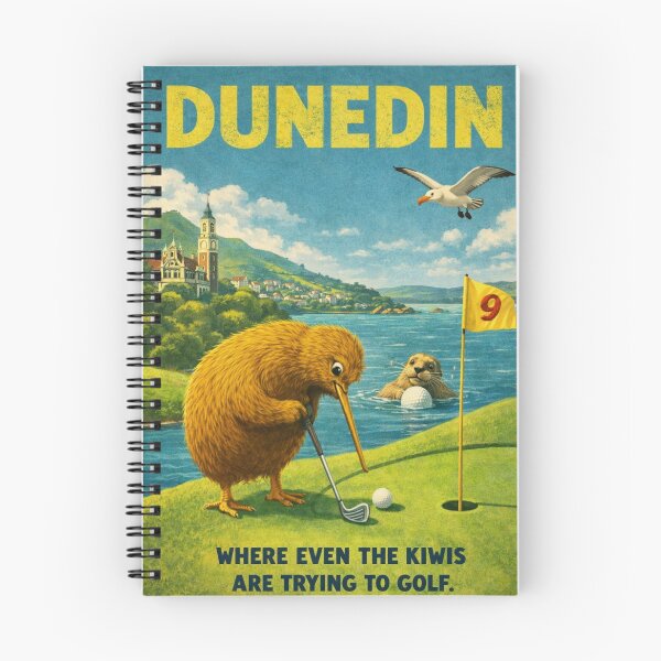 Item preview, Dunedin Otago New Zealand Otago Harbour and St Clair Golf Coast Scene with Otago Peninsula Landscape designed and sold by Aryabek.