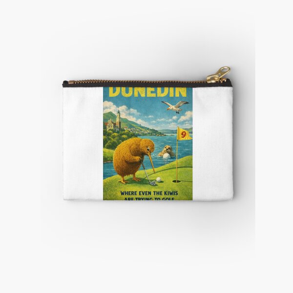 Item preview, Dunedin Otago New Zealand Otago Harbour and St Clair Golf Coast Scene with Otago Peninsula Landscape designed and sold by Aryabek.
