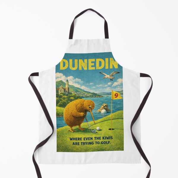 Item preview, Dunedin Otago New Zealand Otago Harbour and St Clair Golf Coast Scene with Otago Peninsula Landscape designed and sold by Aryabek.