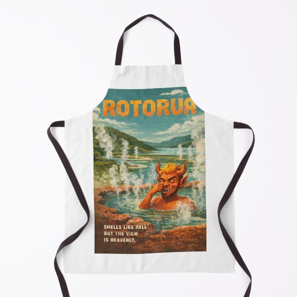 Item preview, Rotorua Bay of Plenty New Zealand Lake Rotorua Geothermal Landscape and Whakarewarewa Valley designed and sold by Aryabek.