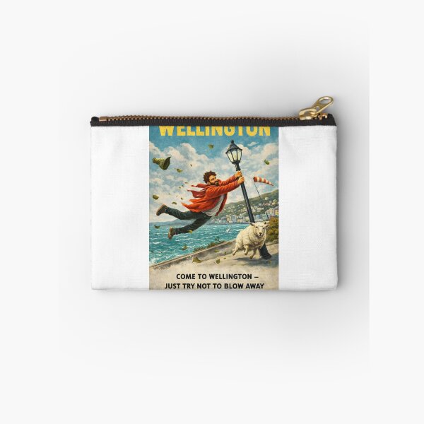 Item preview, Wellington New Zealand Wellington Harbour Waterfront and Mount Victoria Windy Coastal Capital designed and sold by Aryabek.