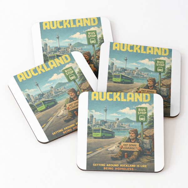 Item preview, Auckland New Zealand Waitemata Harbour Skyline with Sky Tower and Rangitoto Island designed and sold by Aryabek.
