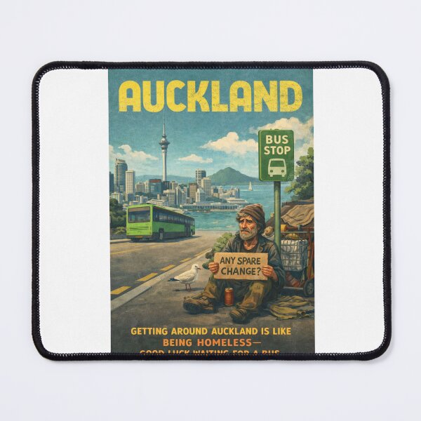 Item preview, Auckland New Zealand Waitemata Harbour Skyline with Sky Tower and Rangitoto Island designed and sold by Aryabek.