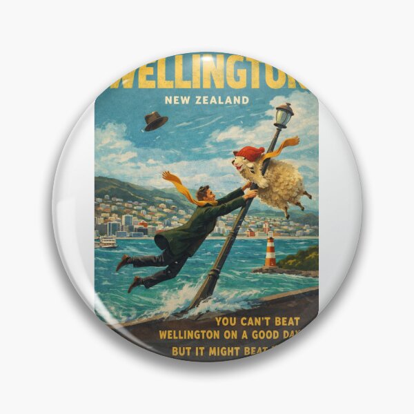 Item preview, Wellington New Zealand Harbour Coastline with Mount Victoria and Oriental Bay Waterfront designed and sold by Aryabek.