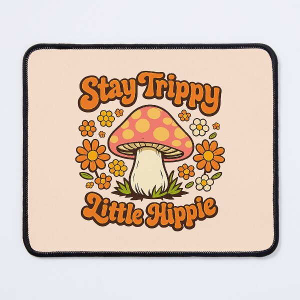 Item preview, Stay Trippy Little Hippie Retro Mushroom 70s Aesthetic designed and sold by Far Out Goods.