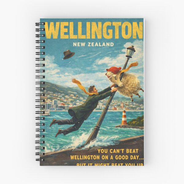 Item preview, Wellington New Zealand Harbour Coastline with Mount Victoria and Oriental Bay Waterfront designed and sold by Aryabek.