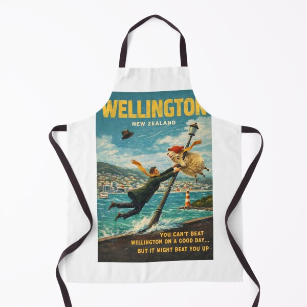Item preview, Wellington New Zealand Harbour Coastline with Mount Victoria and Oriental Bay Waterfront designed and sold by Aryabek.