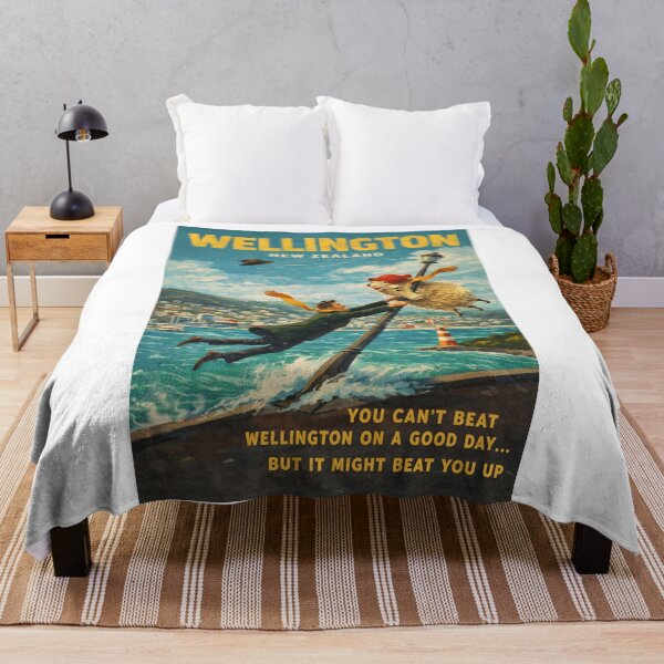Item preview, Wellington New Zealand Harbour Coastline with Mount Victoria and Oriental Bay Waterfront designed and sold by Aryabek.