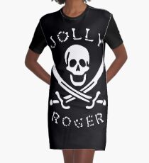 Jolly Roger Graphic T-Shirt Dress