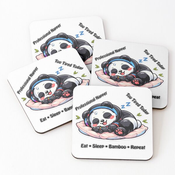 Item preview, Sleepy Panda – Cute Lazy Panda | Eat Sleep Bamboo Repeat designed and sold by WittyWear Designs.