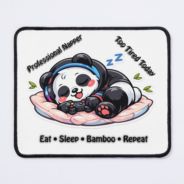 Item preview, Sleepy Panda – Cute Lazy Panda | Eat Sleep Bamboo Repeat designed and sold by WittyWear Designs.