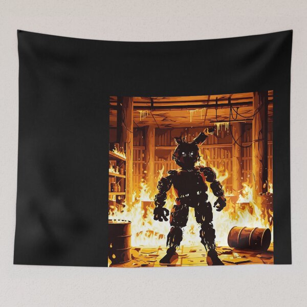 Item preview, Springtrap in a Burning Room designed and sold by ForThe2F0X1Folks.