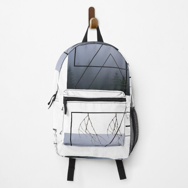 Item preview, Geometric Forest Landscape - Minimalist Nature Shapes designed and sold by VibeArtShop.