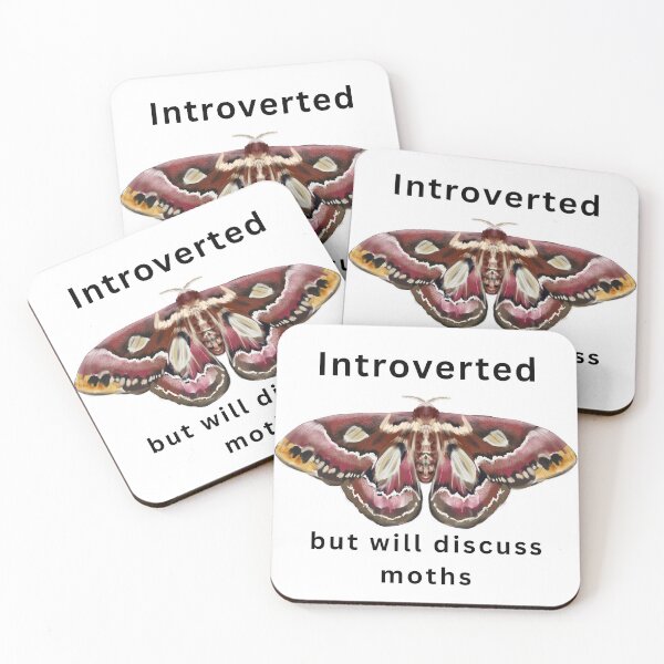 Item preview, Introverted but will discuss moths graphic designed and sold by halesyeahhh.