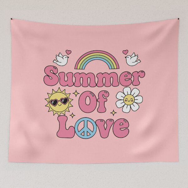 Item preview, Retro Summer of Love Groovy 70s Aesthetic Hippie Design designed and sold by Far Out Goods.