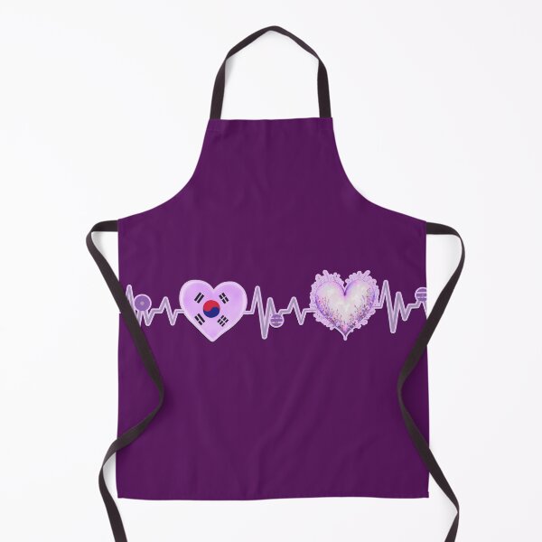 Item preview, Arirang Korean + Purple heart heartbeat - BTS Inspired design designed and sold by ARMYPLUGCO.