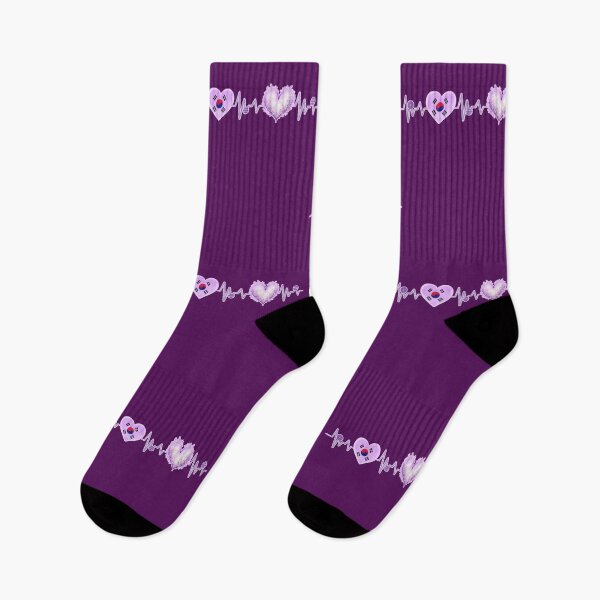 Item preview, Arirang Korean + Purple heart heartbeat - BTS Inspired design designed and sold by ARMYPLUGCO.