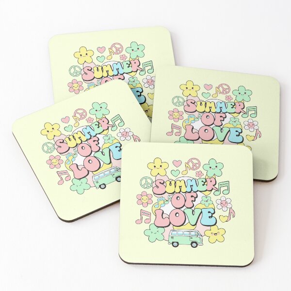 Item preview, Retro Summer of Love Pastel Kawaii Hippie Aesthetic designed and sold by Far Out Goods.