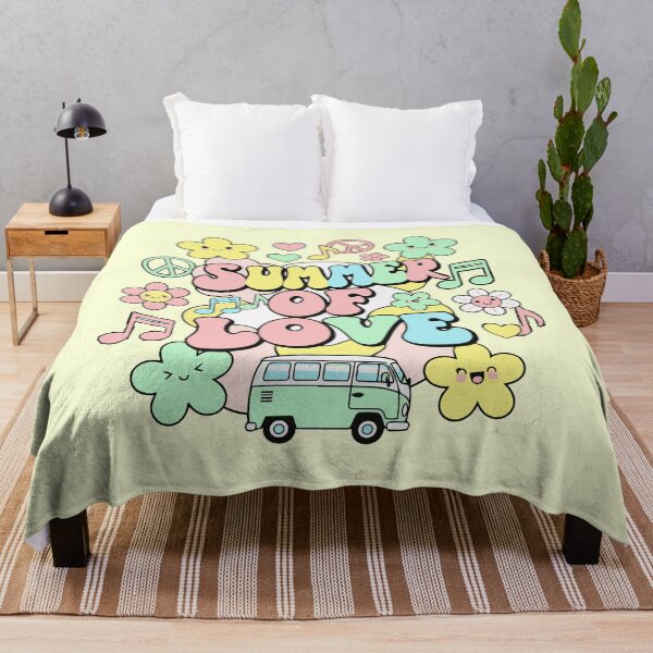 Item preview, Retro Summer of Love Pastel Kawaii Hippie Aesthetic designed and sold by Far Out Goods.